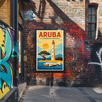 Aruba A Caribbean Paradise Poster PosterGoat