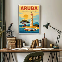 Aruba A Caribbean Paradise Poster PosterGoat