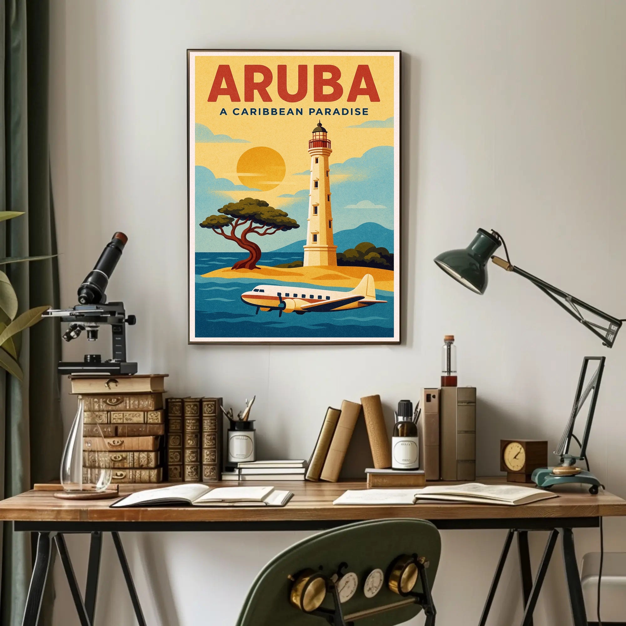 Aruba A Caribbean Paradise Poster PosterGoat