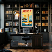 Aruba A Caribbean Paradise Poster PosterGoat