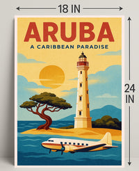 Aruba A Caribbean Paradise Poster PosterGoat
