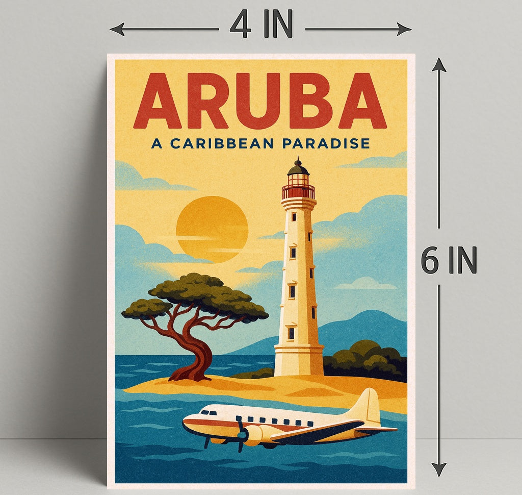 Aruba A Caribbean Paradise Poster PosterGoat