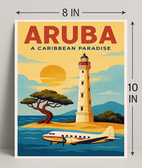 Aruba A Caribbean Paradise Poster PosterGoat
