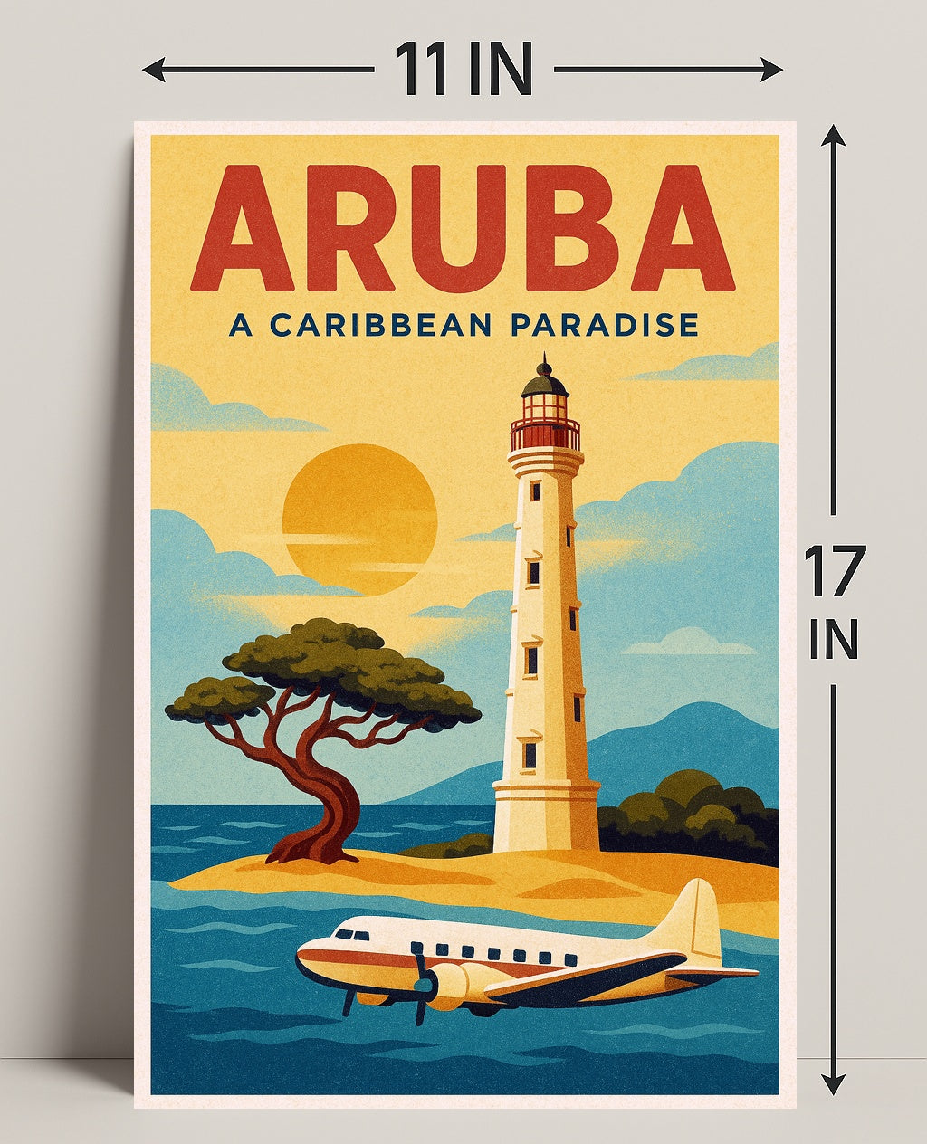 Aruba A Caribbean Paradise Poster PosterGoat