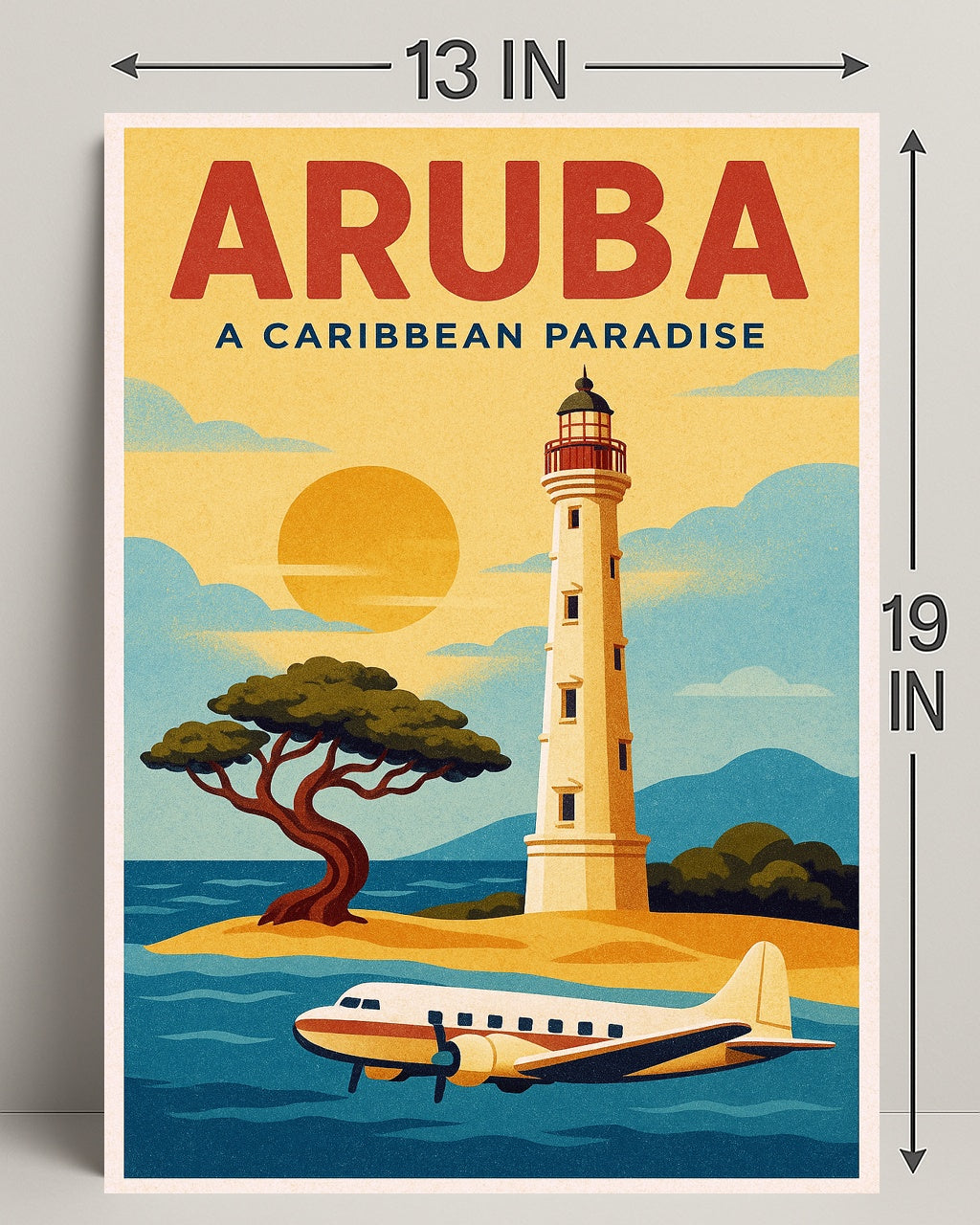 Aruba A Caribbean Paradise Poster PosterGoat