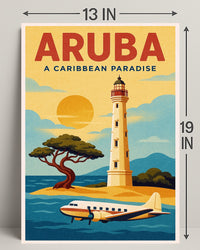 Aruba A Caribbean Paradise Poster PosterGoat
