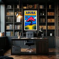 Aruba Island of Happiness Poster PosterGoat