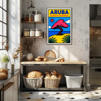 Aruba Island of Happiness Poster PosterGoat