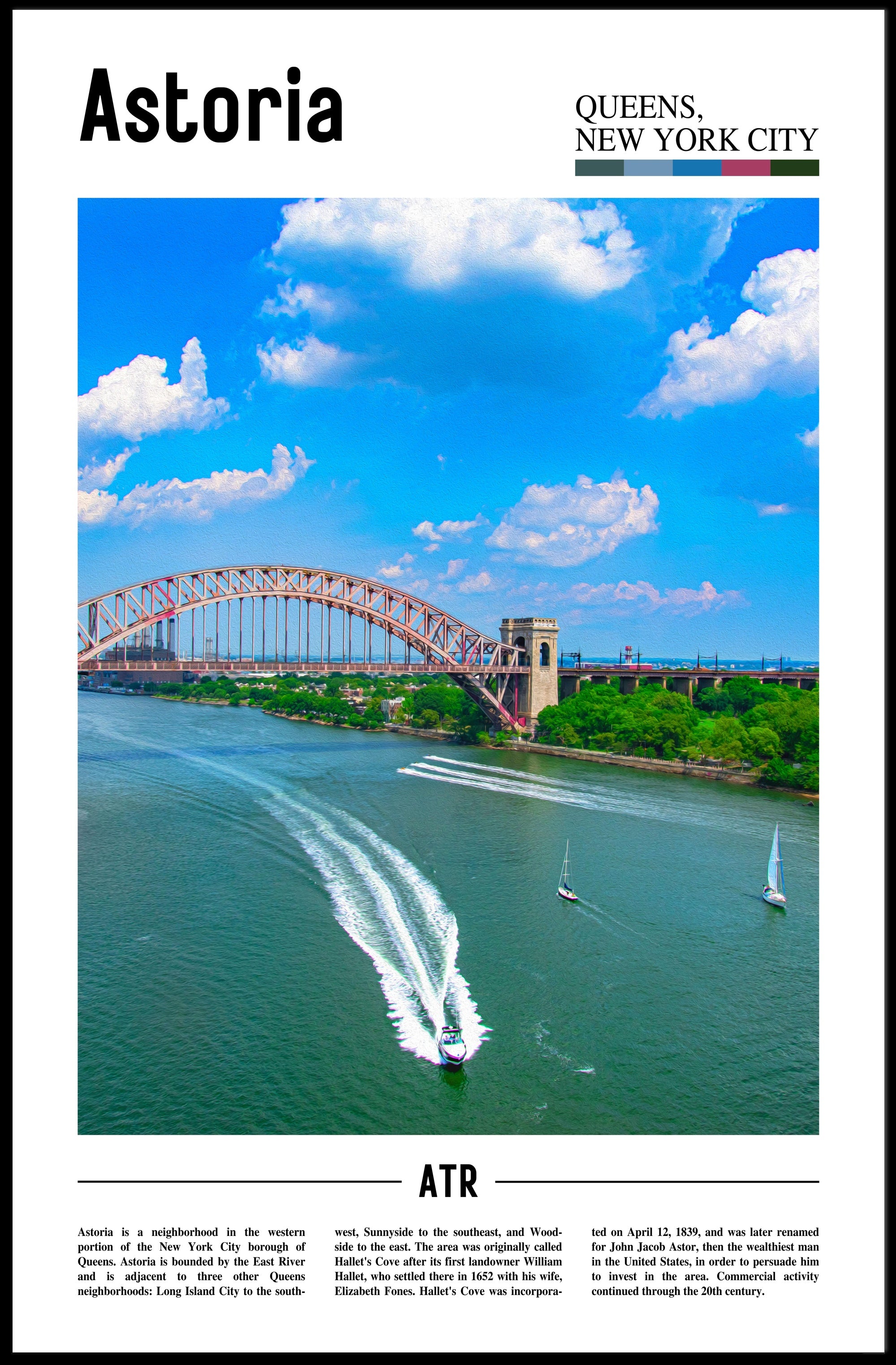 Astoria Scenic Bridge Travel Poster PosterGoat
