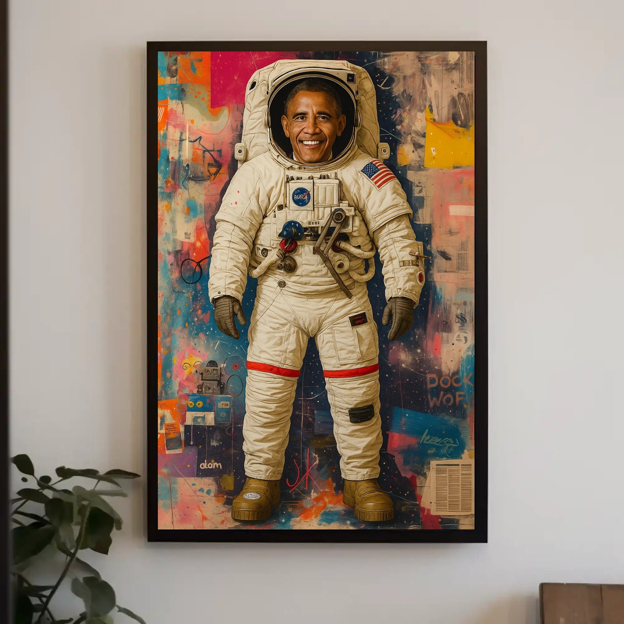 Astronaut Adventure: Futuristic Sci-Fi Poster PosterGoat