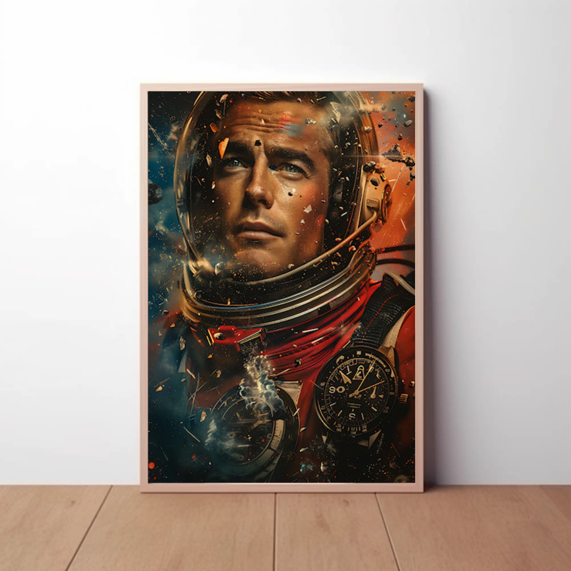 Astronaut Adventure: Timeless Exploration Futuristic Sci-Fi Poster PosterGoat