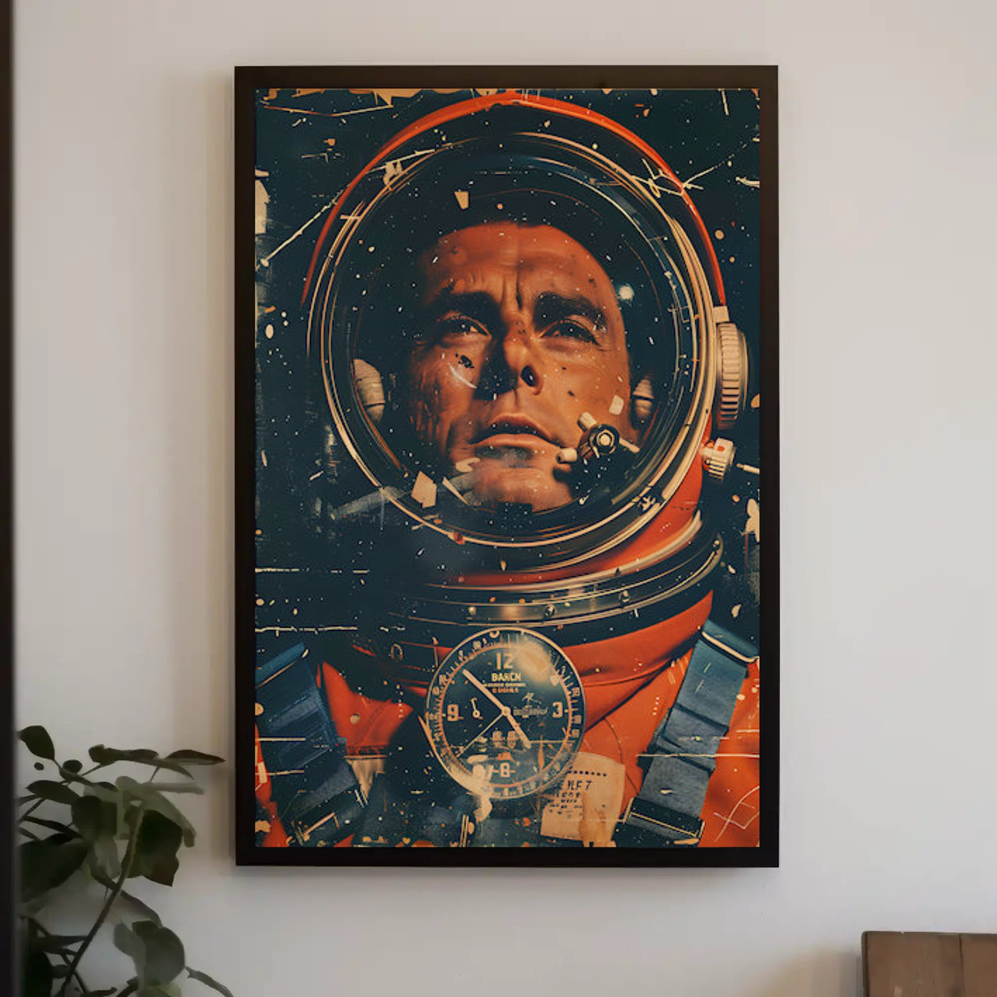 Astronaut Journey Through Time Historical Poster PosterGoat