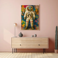 Astronaut Oz Scenes Artistic Pop Culture Poster PosterGoat