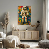 Astronaut Oz Scenes Artistic Pop Culture Poster PosterGoat