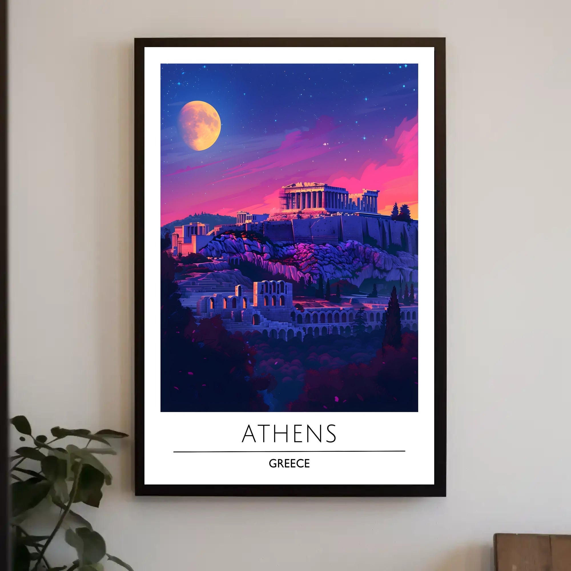 Athenian Acropolis at Dusk: Cultural or Heritage Poster PosterGoat