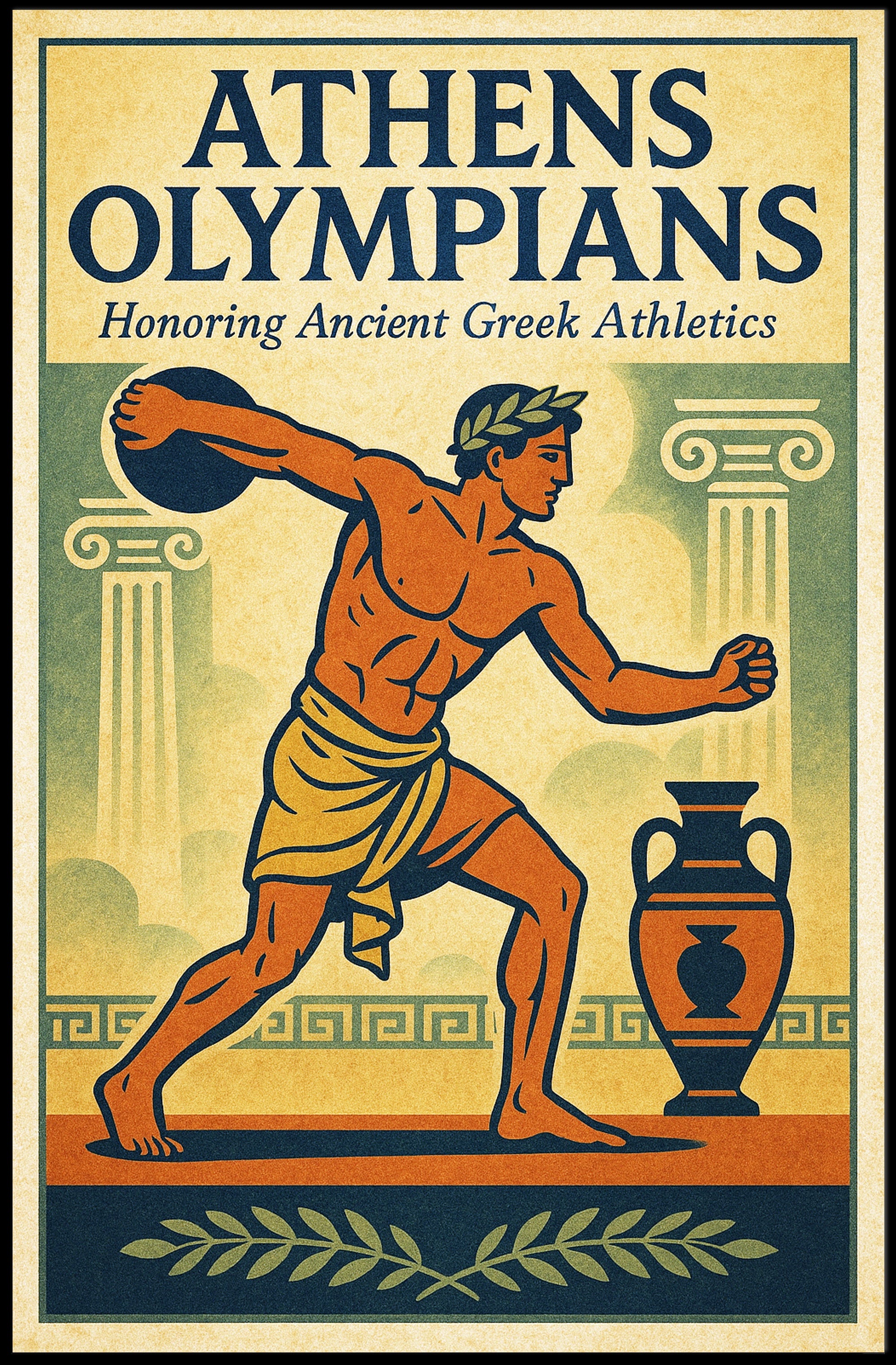 Athens Olympians Poster PosterGoat