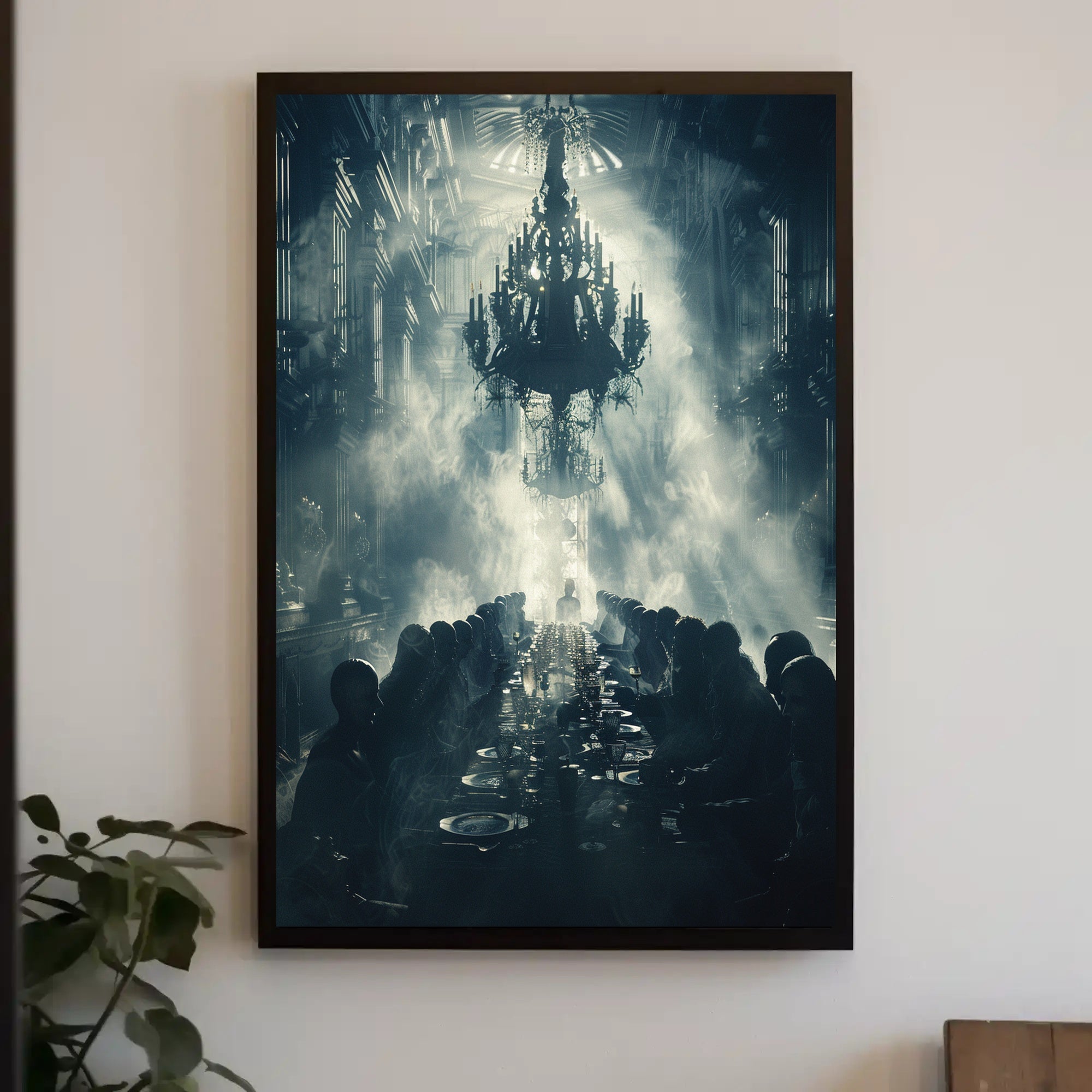 Atmospheric Victorian Gothic Scene: Cultural or Heritage Poster PosterGoat