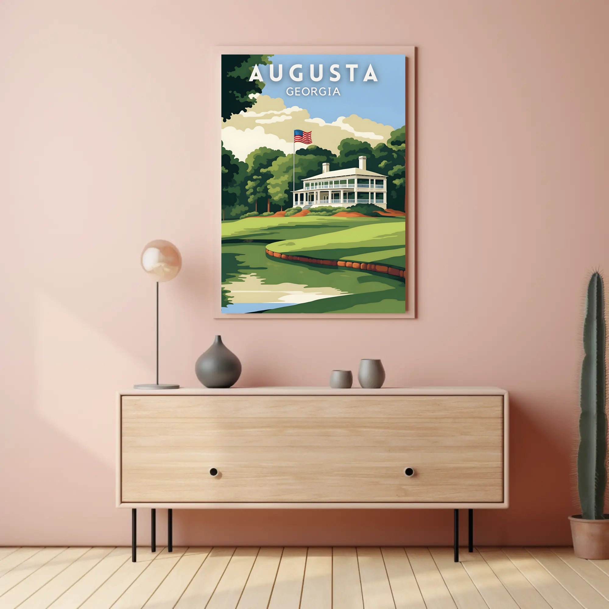 Augusta, Georgia Scenic Poster PosterGoat