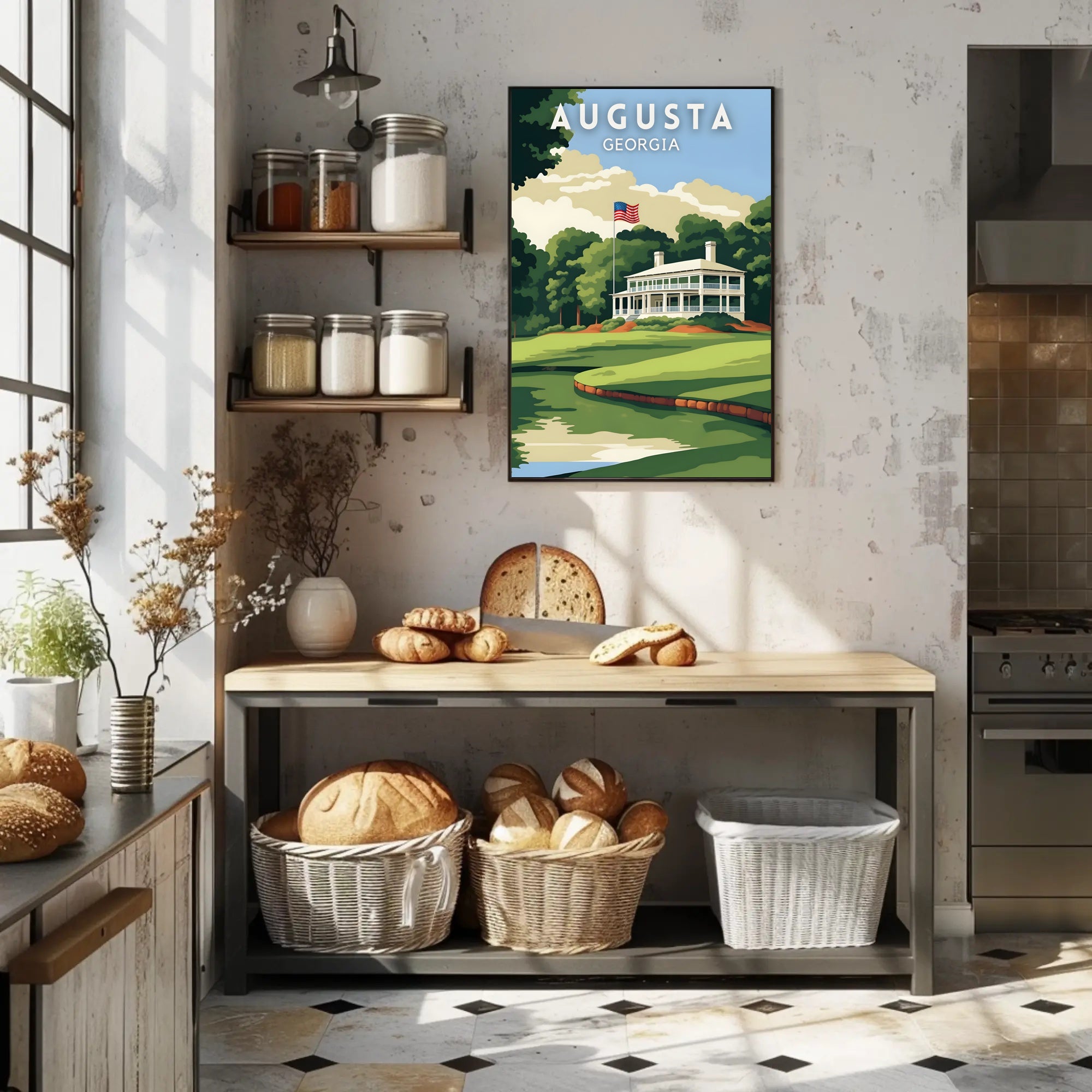 Augusta, Georgia Scenic Poster PosterGoat