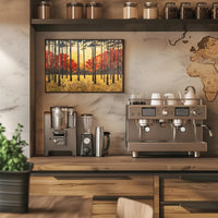 Autumn Forest Tranquility Abstract or Artistic Poster PosterGoat