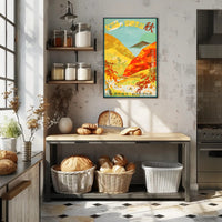 Autumn Tranquility in Japan: Nostalgic Travel Poster PosterGoat