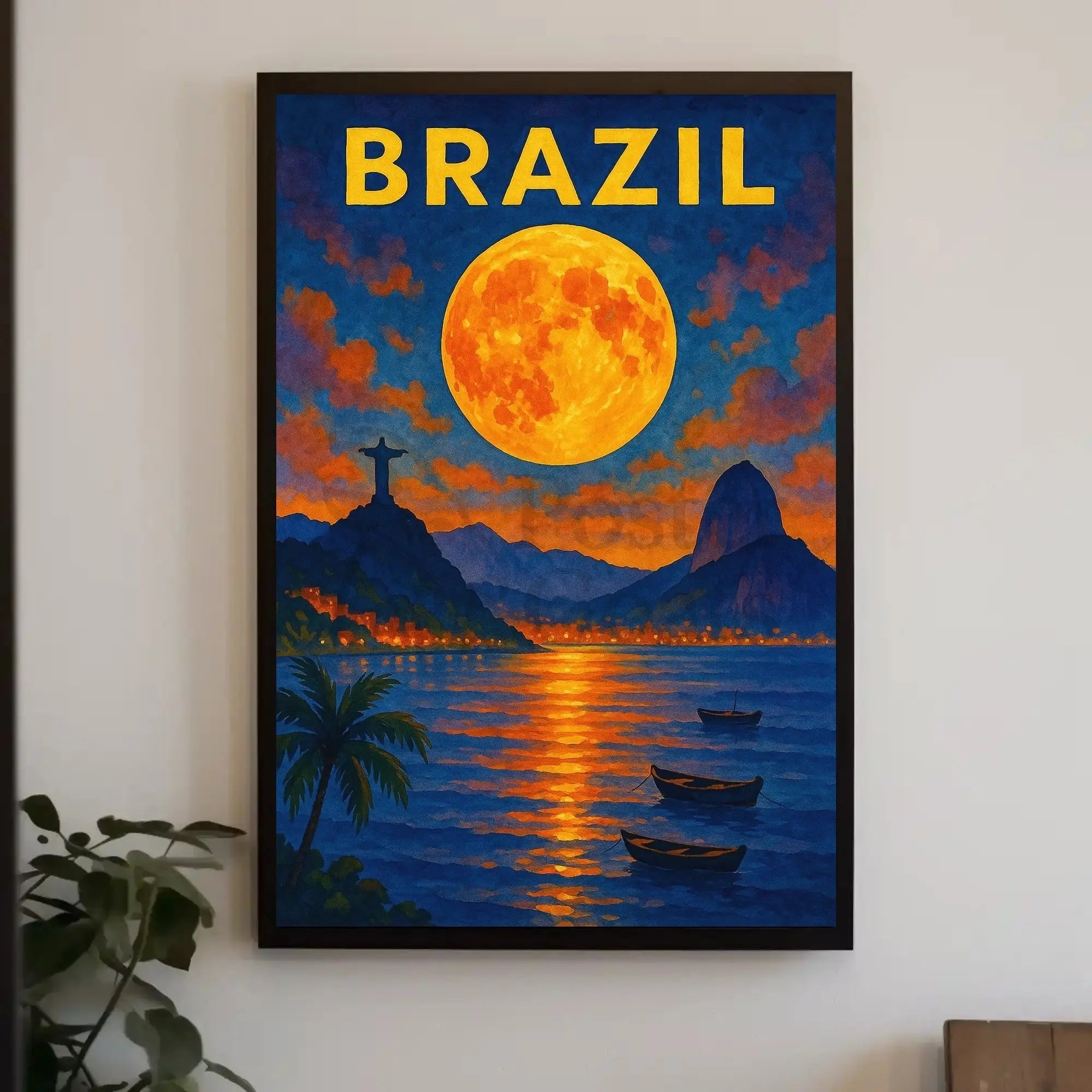 BRAZIL Rio de Janeiro Travel Poster PosterGoat