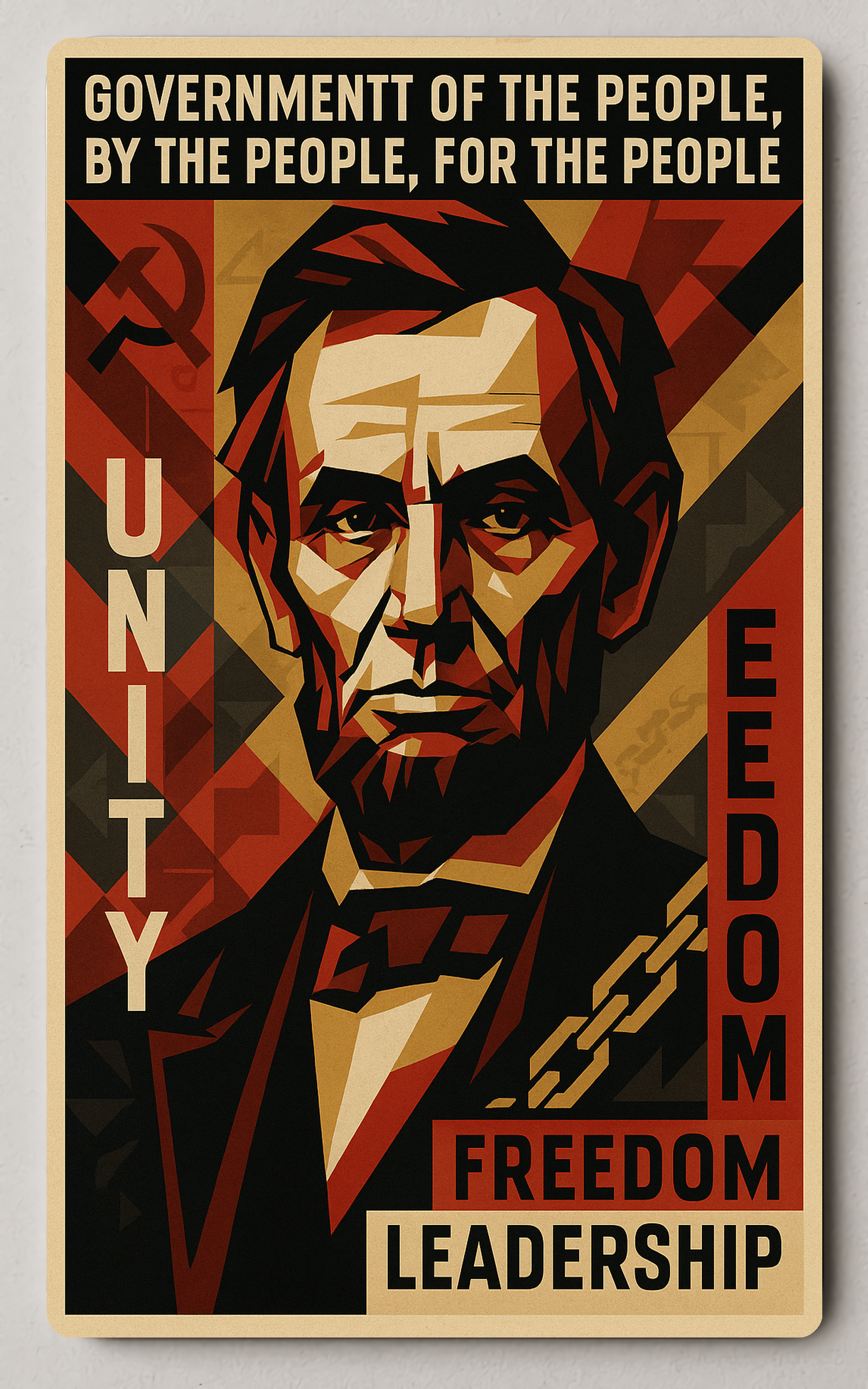 Unity and Leadership - Trading Card PosterGoat
