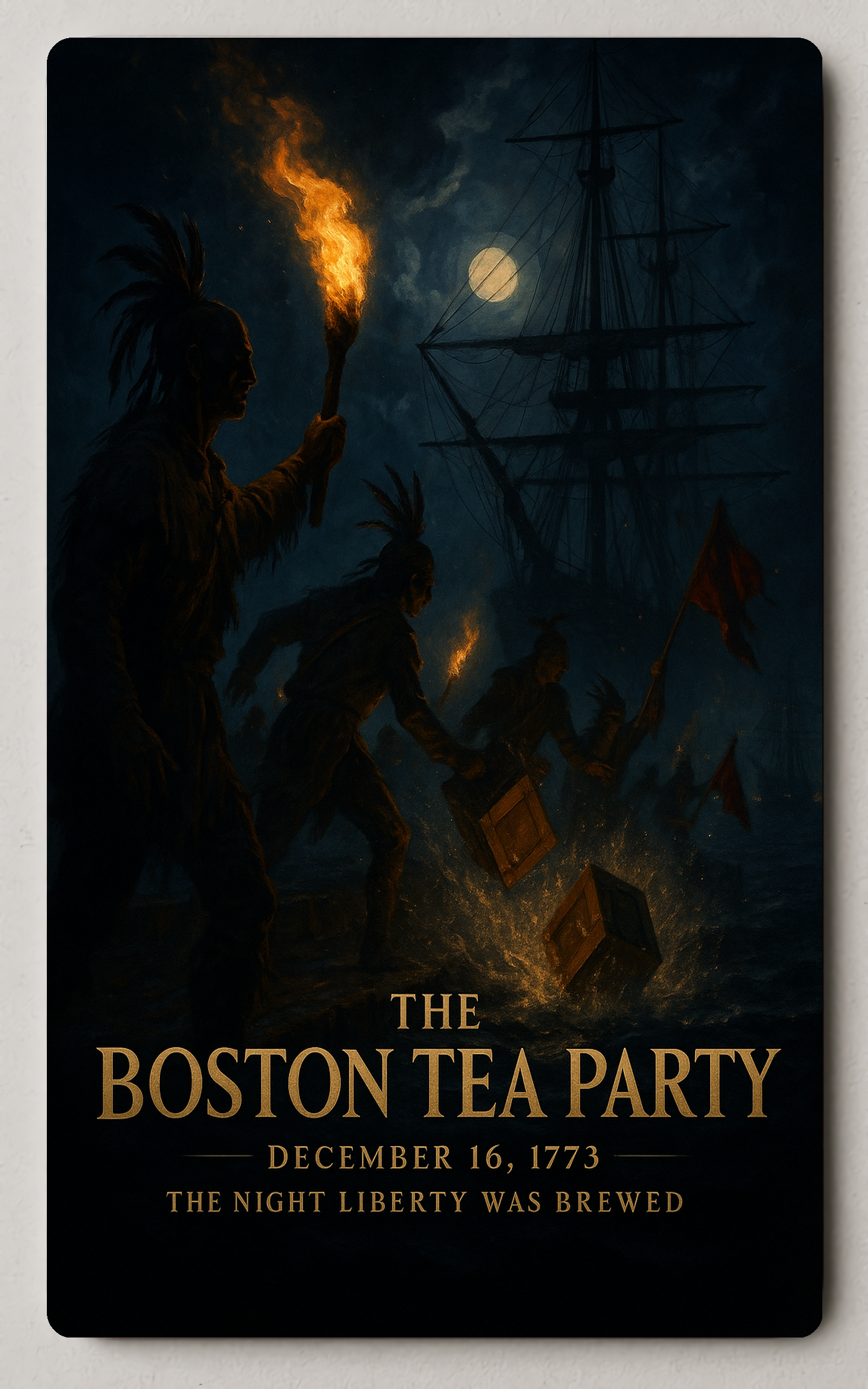 The Boston Tea Party - Trading Card PosterGoat