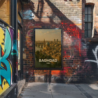 Baghdad Middle Eastern Heritage Travel Poster PosterGoat