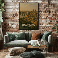 Baghdad Middle Eastern Heritage Travel Poster PosterGoat