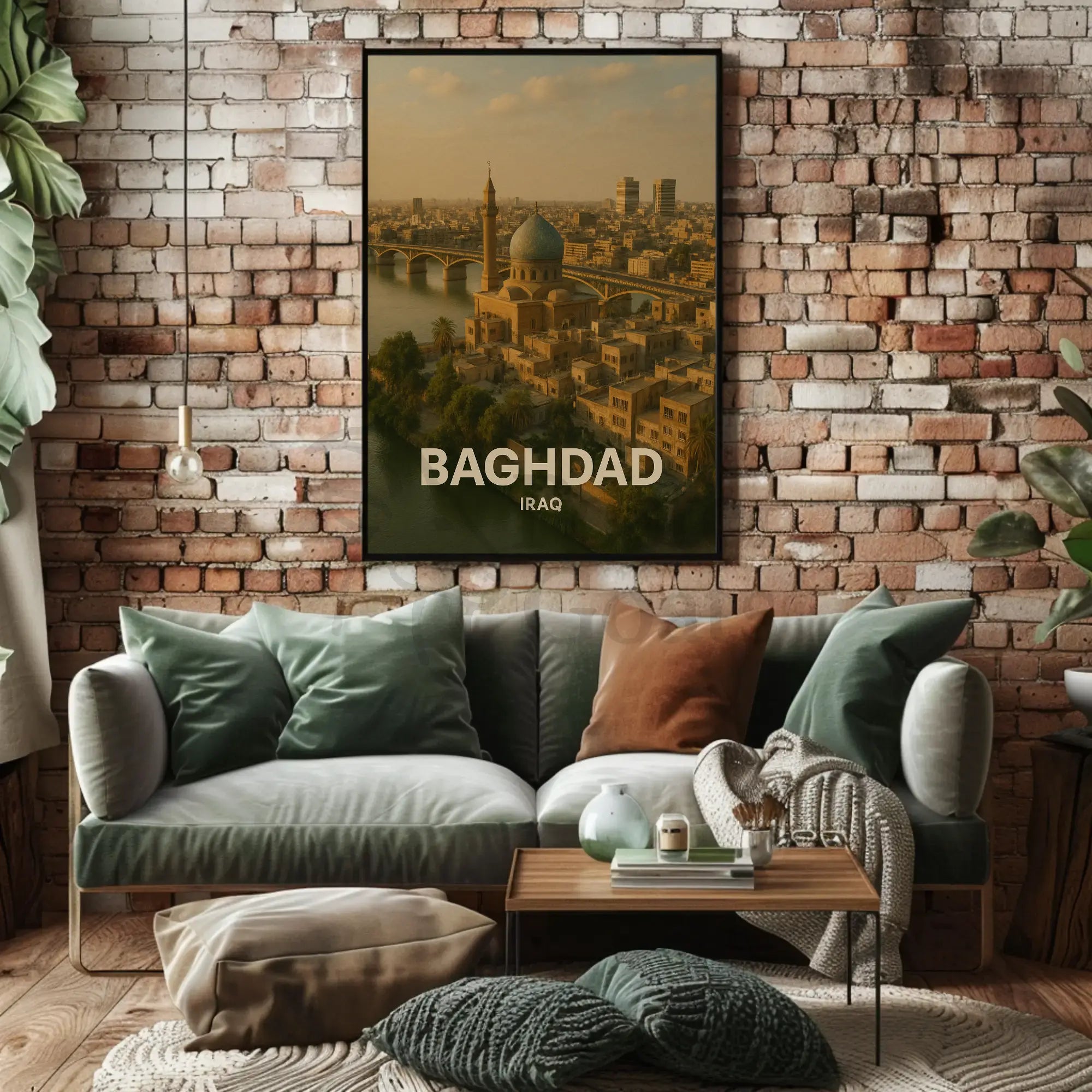 Baghdad Middle Eastern Heritage Travel Poster PosterGoat