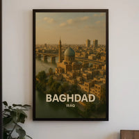 Baghdad Middle Eastern Heritage Travel Poster PosterGoat