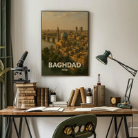 Baghdad Middle Eastern Heritage Travel Poster PosterGoat