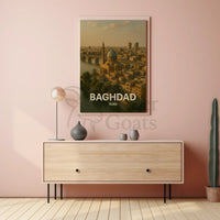 Baghdad Middle Eastern Heritage Travel Poster PosterGoat