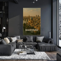 Baghdad Middle Eastern Heritage Travel Poster PosterGoat