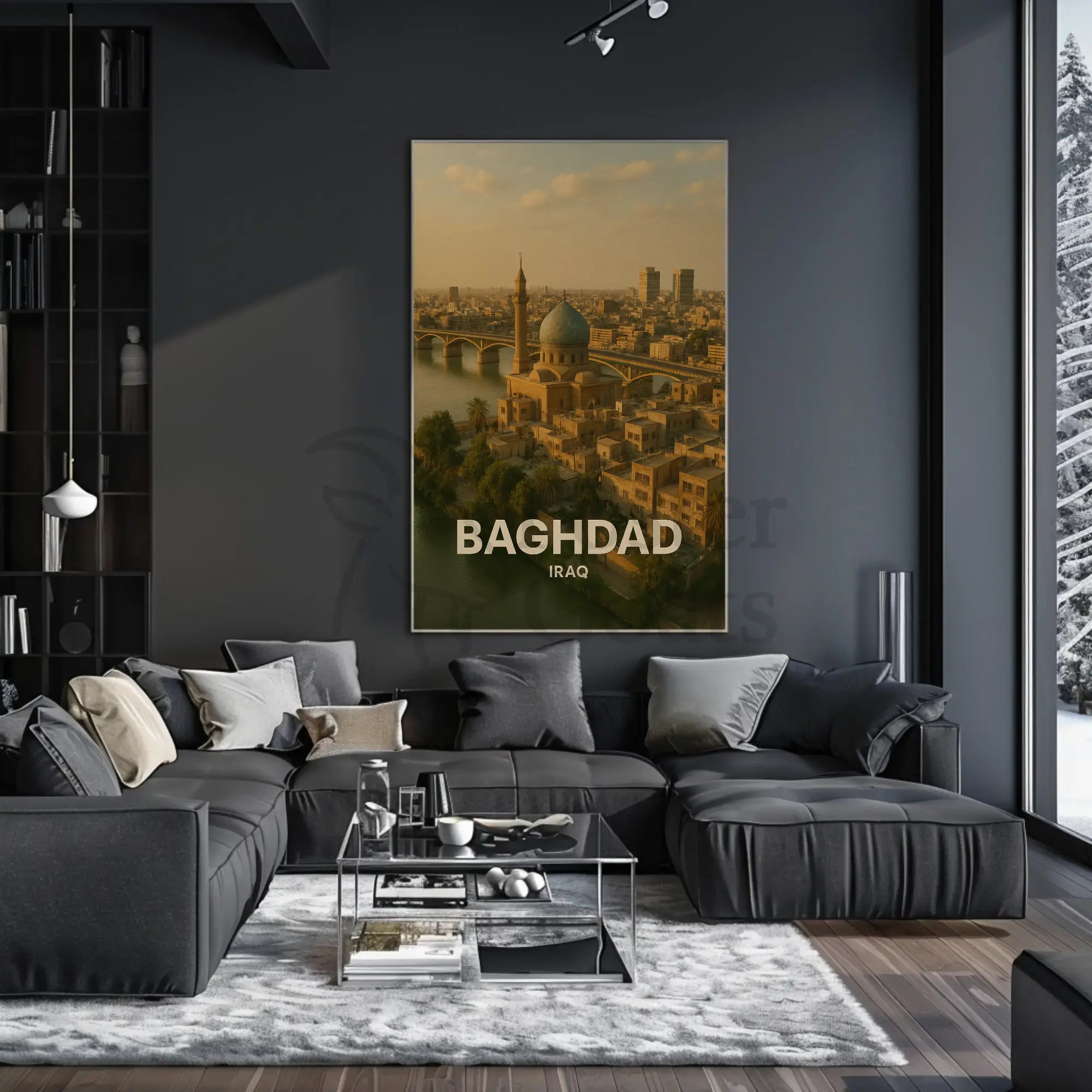 Baghdad Middle Eastern Heritage Travel Poster PosterGoat