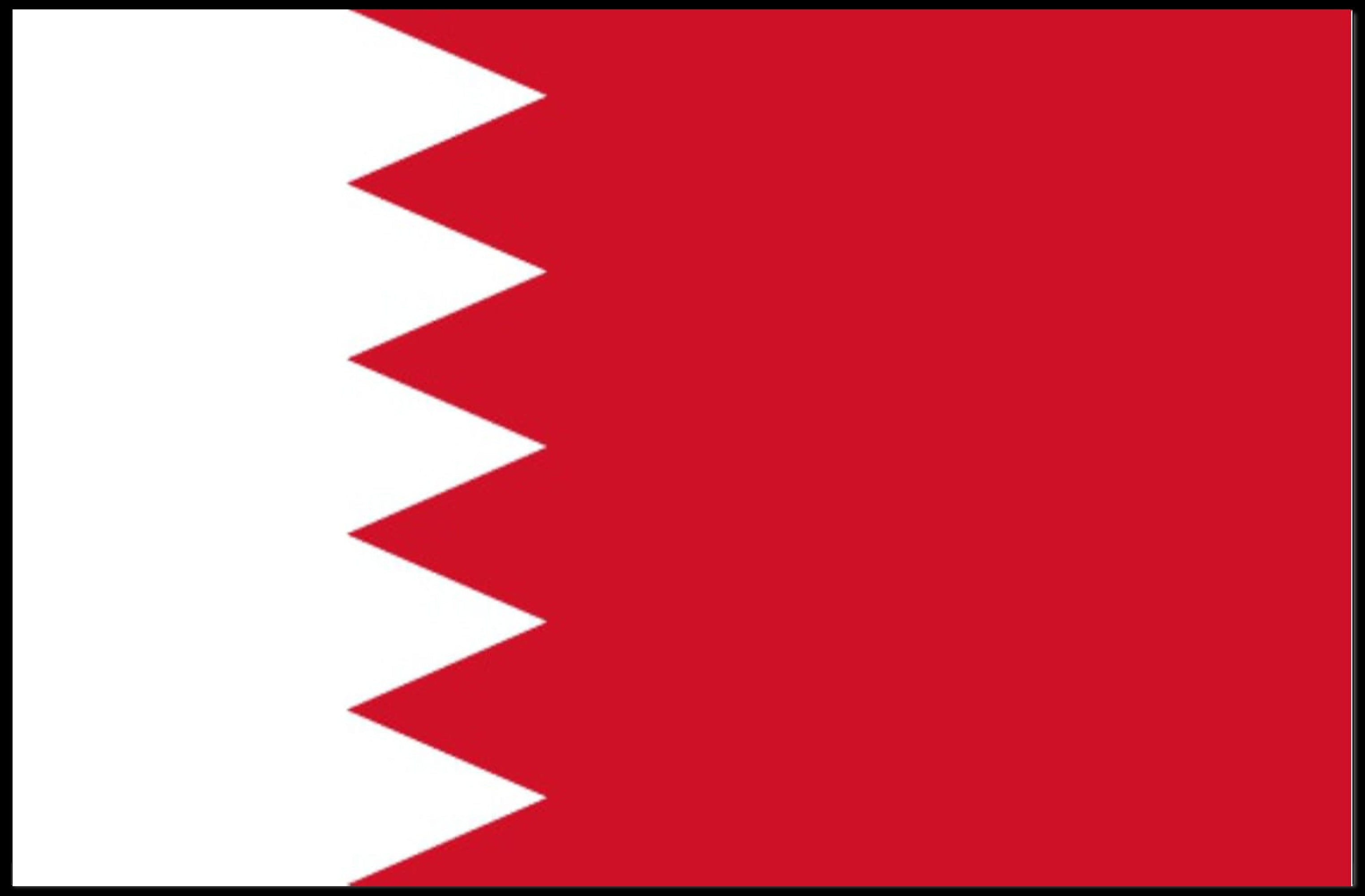 Bahrain National Flag Modern Patriotic Country Flag Poster PosterGoat
