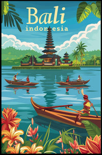 Bali Serenity Travel Poster PosterGoat