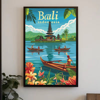Bali Serenity Travel Poster PosterGoat