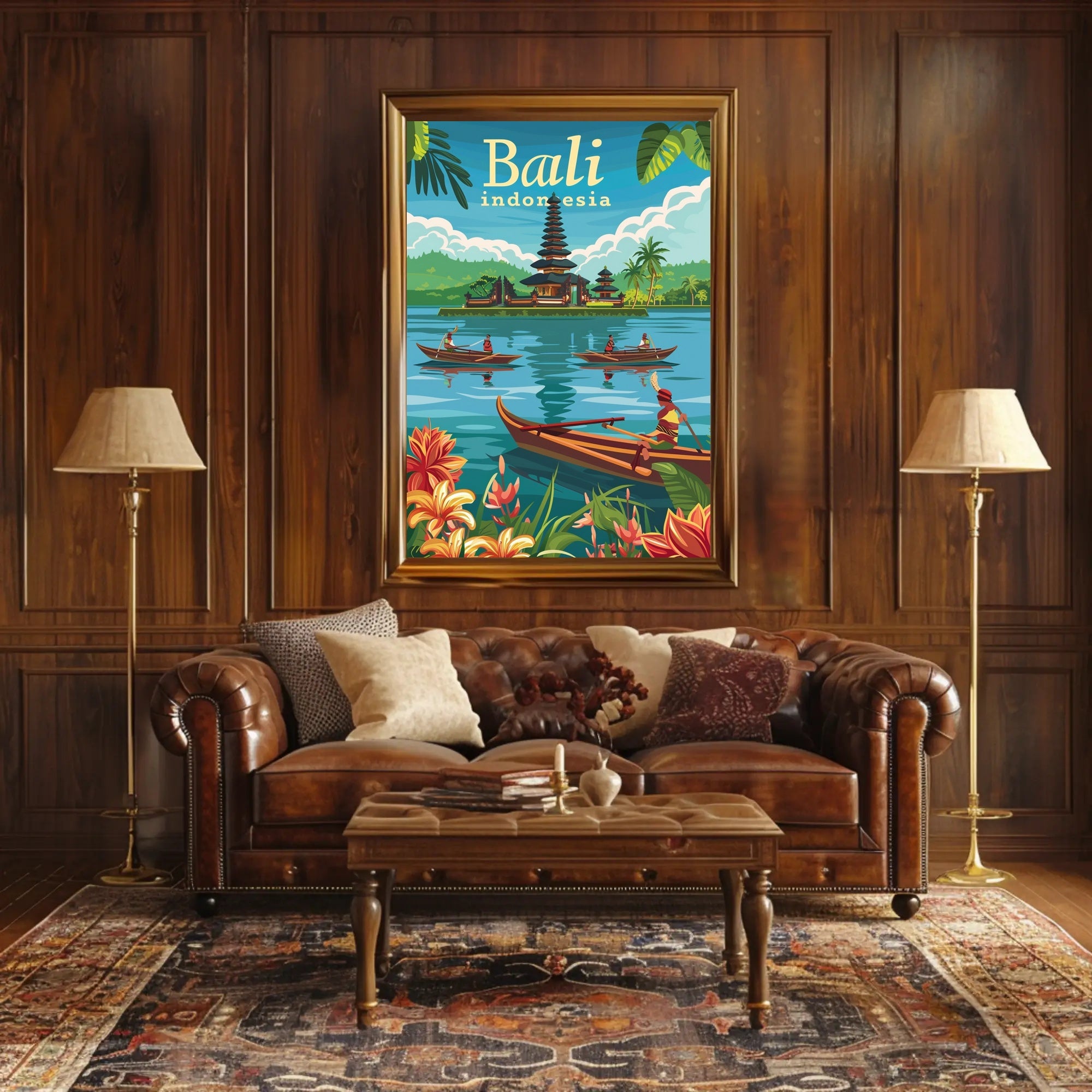 Bali Serenity Travel Poster PosterGoat
