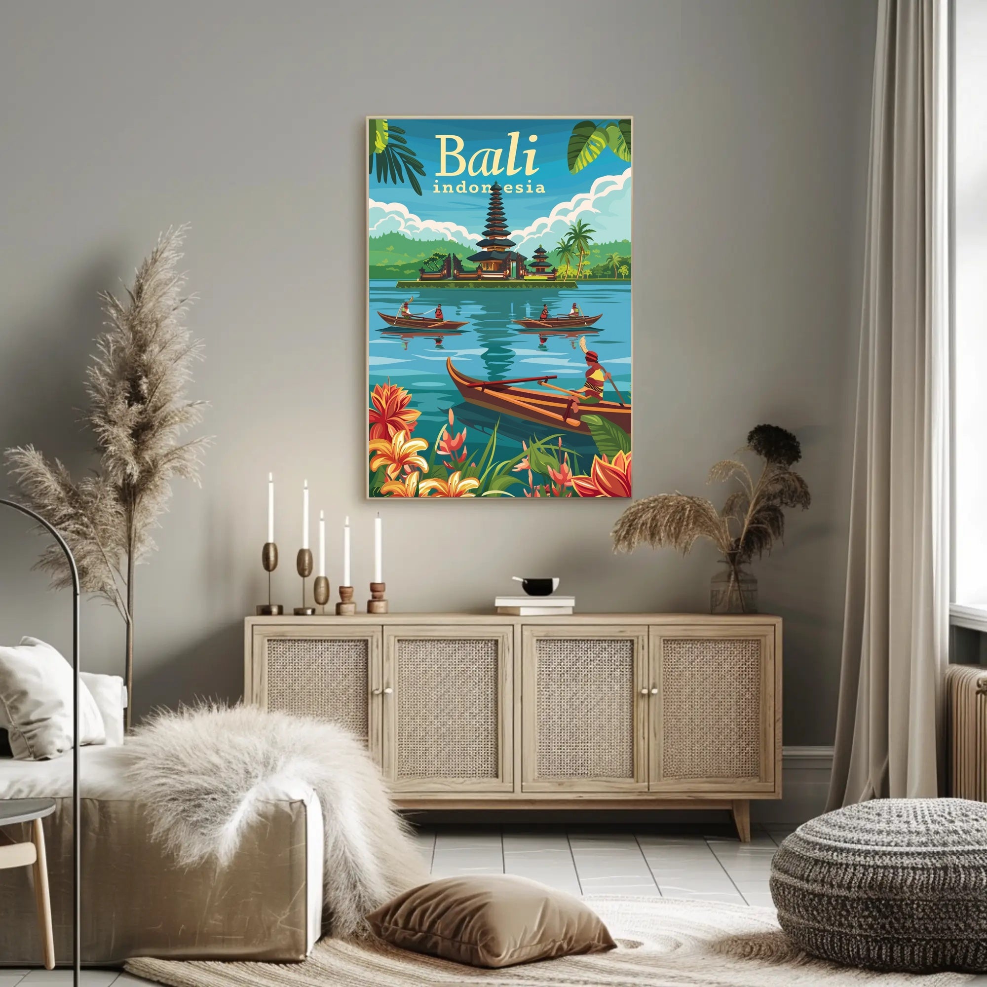 Bali Serenity Travel Poster PosterGoat