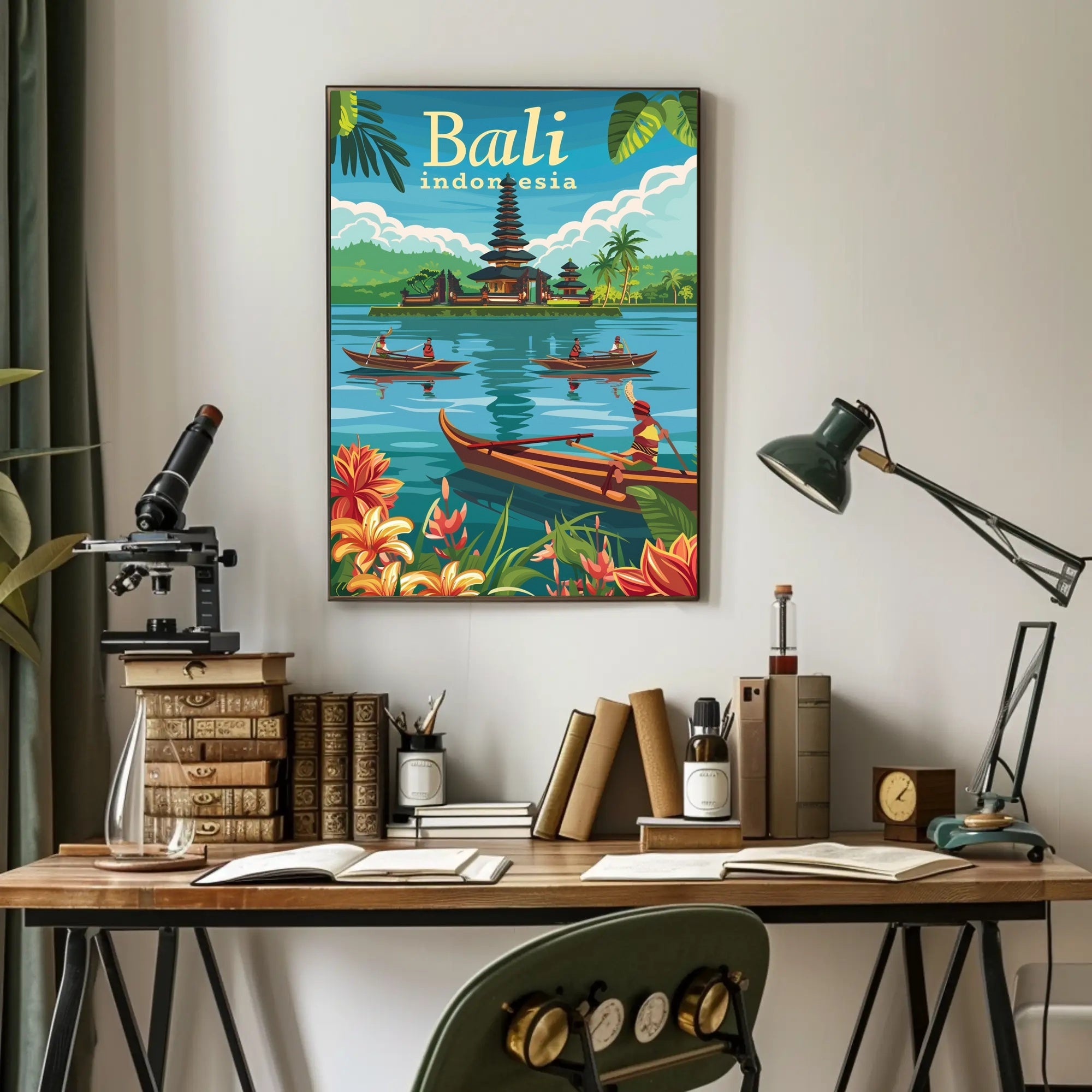 Bali Serenity Travel Poster PosterGoat