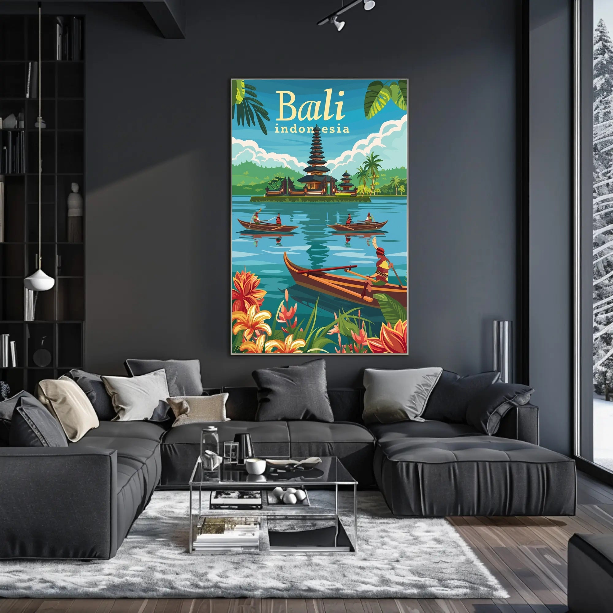 Bali Serenity Travel Poster PosterGoat