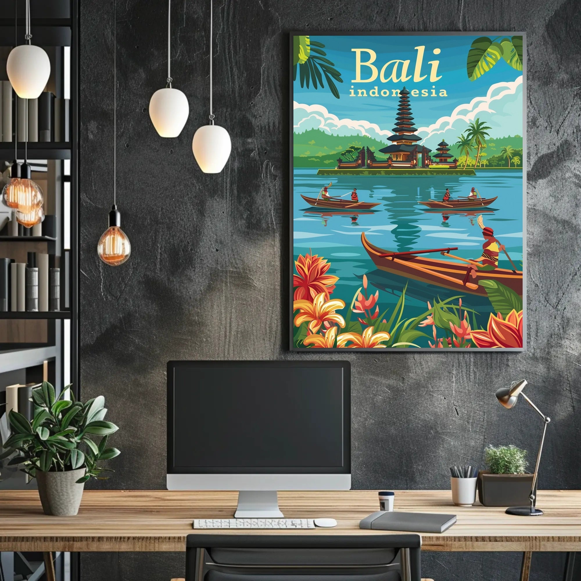 Bali Serenity Travel Poster PosterGoat