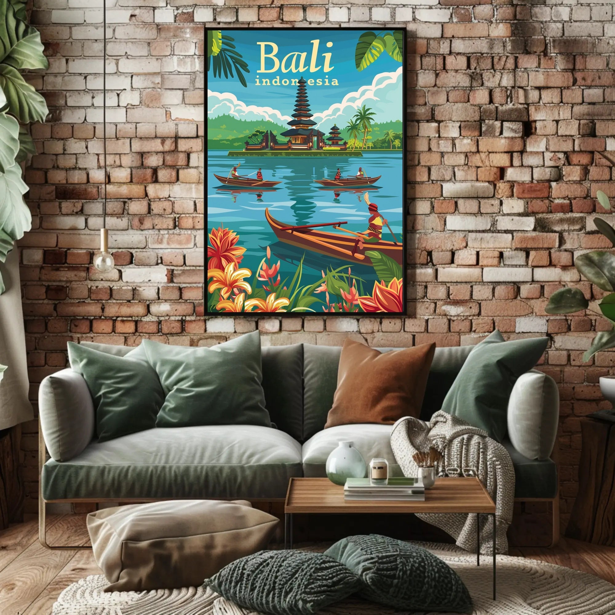 Bali Serenity Travel Poster PosterGoat