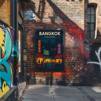 Bangkok Nightlife Adventure Travel Poster PosterGoat