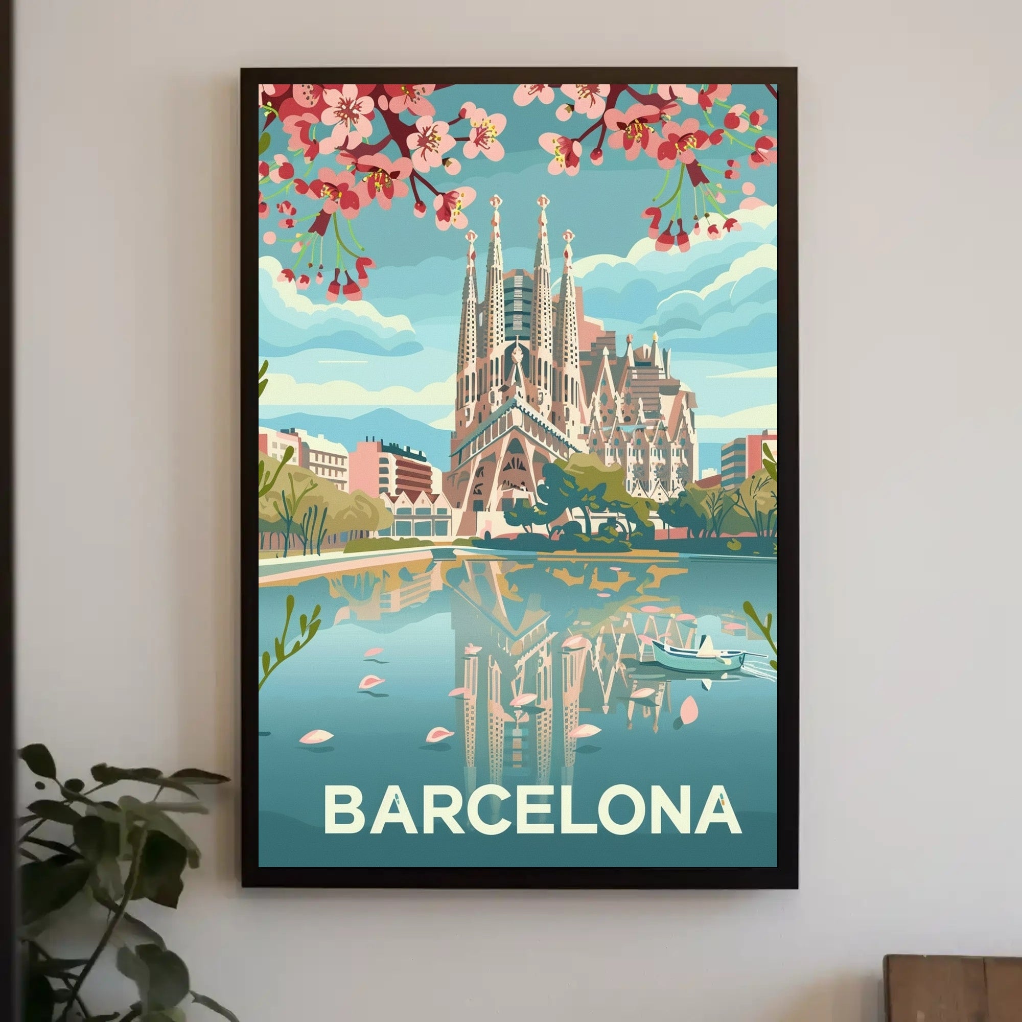 Barcelona's Sagrada Família Travel Poster PosterGoat