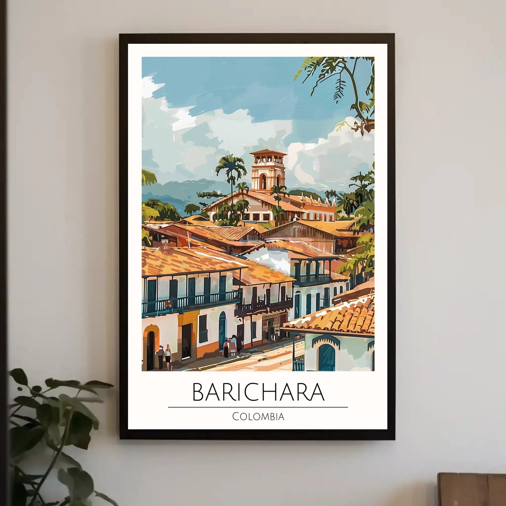 Barichara Charm Travel Poster PosterGoat