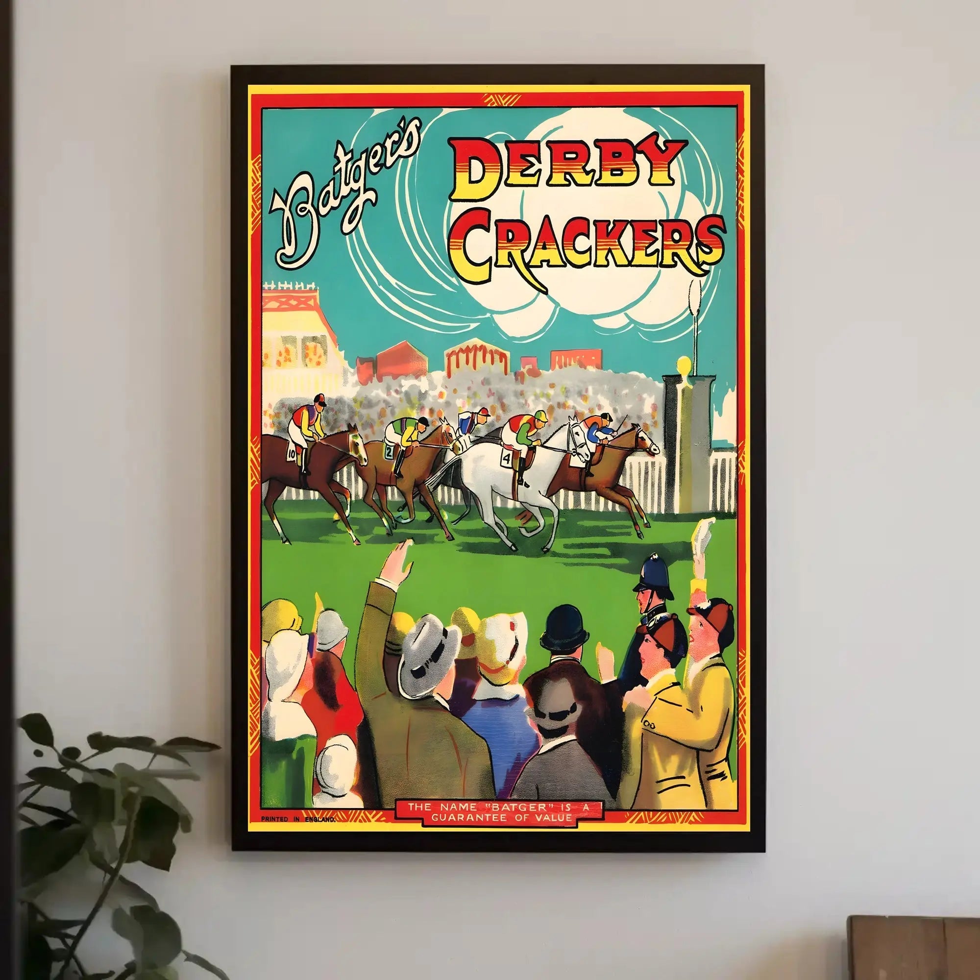 Batger's Derby Crackers Vintage Sports Poster PosterGoat