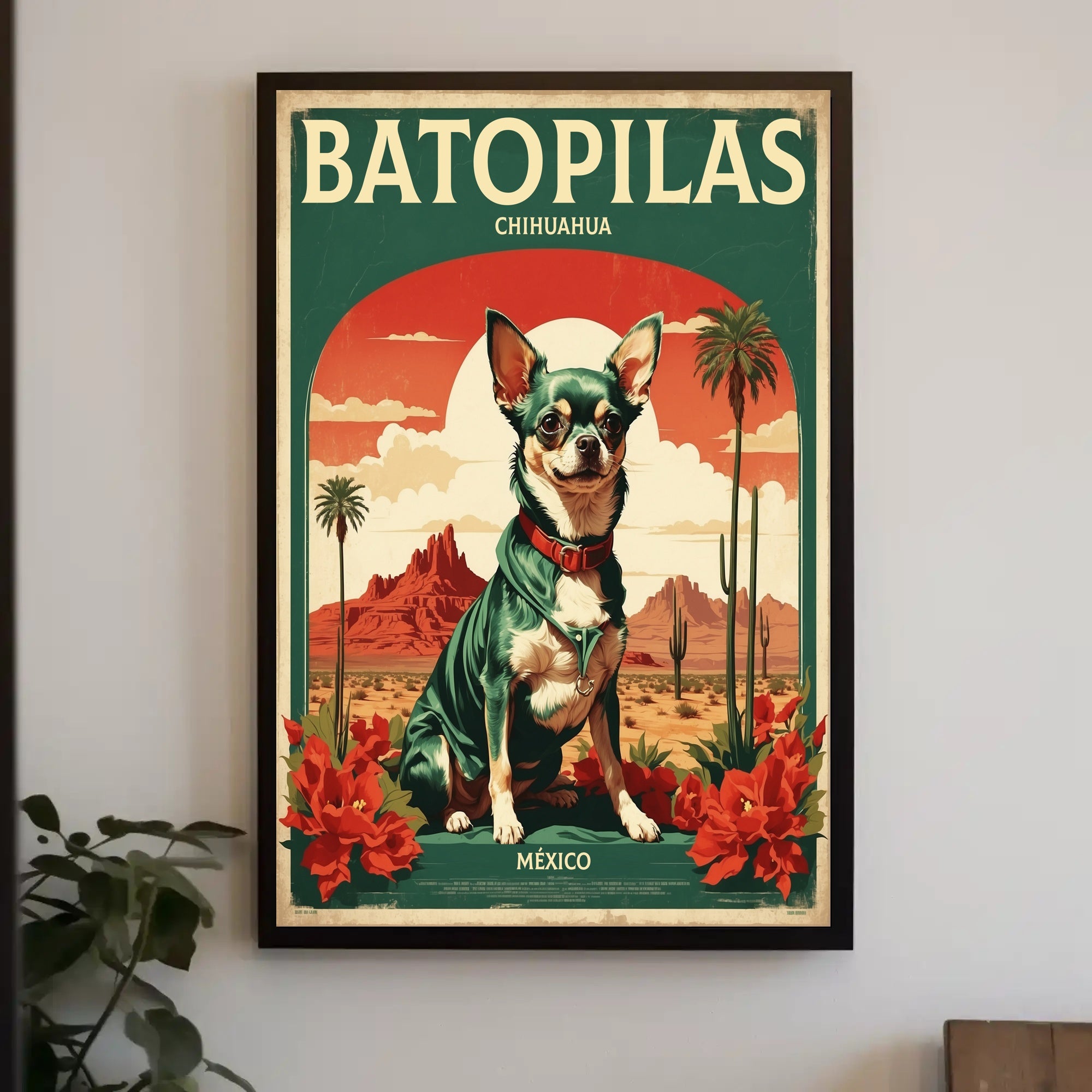 Batopilas Journey Retro Art Travel Poster PosterGoat
